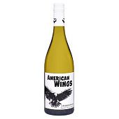 Вино American Wings Chardonnay белое полусухое 13% 0,75л