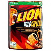 Завтрак сухой LION® Wild Crush подушечки с карамелью 350г