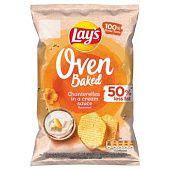 Чипсы Lay's Oven Baked картофельные со вкусом лисичек в сметане 110г