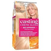 Краска-уход для волос L'Oreal Paris Casting Creme Gloss 1021 Светло-светло-русый перламутровый без аммиака