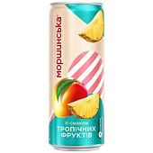 Напиток газированный Моршинская Лимонада сокосодержащий со вкусом тропических фруктов 0,33л