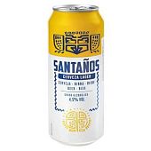 Пиво Santanos Lager светлое 4,5% 0,5л