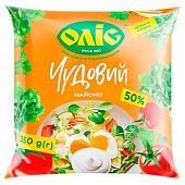 Майонез Олис Чудовый 50% 350г