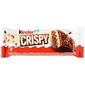 Батончик вафельный Kinder Crispy 34г