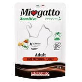 Корм Miogatto Sensitive Monoprotein индейка для кошек 85г