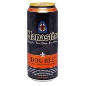 Пиво Monastere Abbey Double темное 6,4% 0,5л