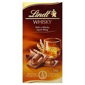 Шоколад молочный Lindt с виски 100г