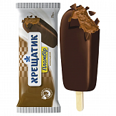 Мороженое Хрещатик пломбир шоколадный в кондитерской глазури 75г