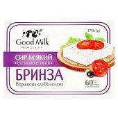 Сыр Good Milk Брынза сливочная слабосоленая безлактозный 60% 170г