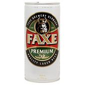 Пиво Faxe Premium светлое 5% 1л