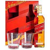 Виски Johnnie Walker Red Label подарочный набор 40% 0,7л