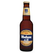 Пиво Mahou Tostada полутемное безалкогольное 0,33л