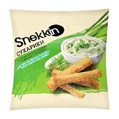 Сухарики Snekkin со вкусом сметаны с зеленью 35г