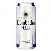 Пиво Krombacher Hell светлое 5% 0,5л