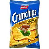 Чипсы картофельные Lorenz Crunchips X-cut Грибы волнистые 75г