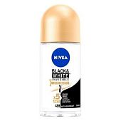 Антиперспирант шариковый Nivea Black&White Invisible Гладкий шелк 50мл