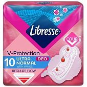 Прокладки гигиенические Libresse Ultra Normal Soft Deo 10шт