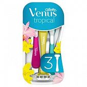 Бритвы Gillette Venus 3 Tropical одноразовые 3шт