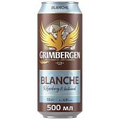 Пиво Grimbergen Blanche светлое 6% 0,5л