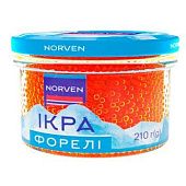 Икра форели Norven зернистая 210г