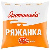 Ряженка Яготинская 3,2% 400г