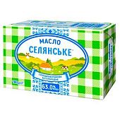 Масло Селянське Бутербродное 63% 180г