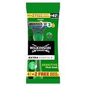 Бритвы Wilkinson Sword Extra Essential 3 Sensitive одноразовые 6шт