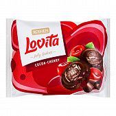 Печенье Roshen Lovita сдобное с желейной начинкой со вкусом какао-вишня 420г