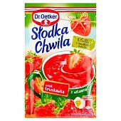 Кисель Dr.Oetker Клубника и кусочки фруктов 32г