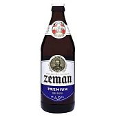 Пиво Zeman Premium светлое 4,9% 0,5л