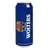 Пиво Wolters Pilsener светлое ж/б 4,9% 0,5л