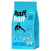 Корм для щенков Half&Half с говядиной 2кг