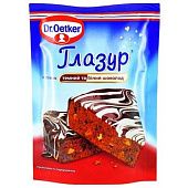 Глазурь Dr.Oetker темный и белый шоколад 100г