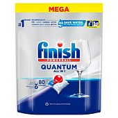 Таблeтки для посудомоечных машин Finish Quantum All in 1 80шт