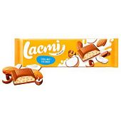 Шоколад молочный Roshen Lacmi Cool-Nut-Coconut с миндалем и кокосом 280г