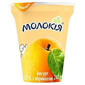 Йогурт Молокія Абрикос 2% 240г