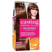 Краска-уход для волос L'Oreal Paris Casting Creme Gloss 600 Темно-русый без аммиака