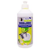 Средство для мытья посуды Wash&Free Зеленое яблоко и эдельвейс 500г