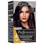 Краска для волос Loreal L'Oreal Recital Preference 3 Бразилия темно-каштановый