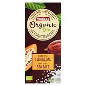 Шоколад черный Torras Organic с морской солью 70% 100г