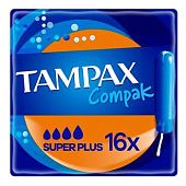 Тампоны Tampax Compak Super Plus с аппликатором 16шт