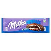 Шоколад молочный Milka с кусочками печенья Oreo 300г