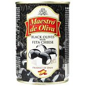 Маслины Maestro de Oliva с сыром фета 280г