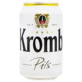 Пиво Krombacher Pils светлое фильтрованное 4,8% 0,33л