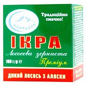 Икра лососевая Камчадал Премиум зернистая 100г