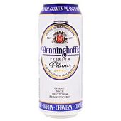 Пиво Denninghoff's Pilsner светлое 4,9% 0,5л