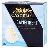 Сыр Castello Камамбер мягкий с белой плесенью 50% 125г