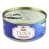 Тунец Alba Food целый в собственном соку 150г