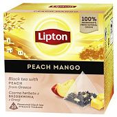 Чай черный Lipton Персик-манго 1,7г*20шт