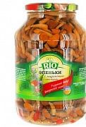 Опята Rio маринованные с овощами 1330г